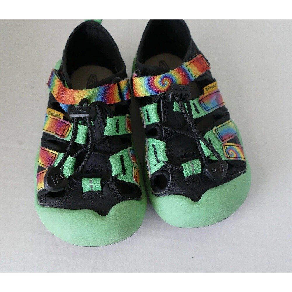 Keen Toddlers Rainbow Tie Dye Closedtoe Waterproof Sport Sandals Unisex Size 9